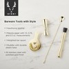 Viski Gold Cocktail Shaker Set - Gold Bar Set for Cocktails - Shaker, Mixing Glass, Barspoon and Bartender Accessories - Stainless Steel Set of 7 - 3 of 4