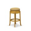 East West Furniture,Counter Height Bar Stool with Round Shape - 3 of 4