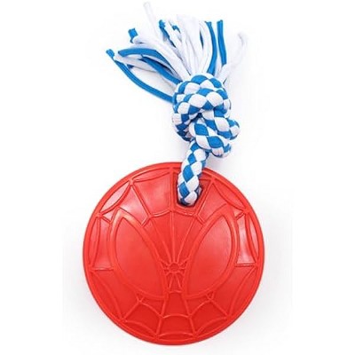 ZippyPaws Marvel ZippyTuff Teetherz - Teething Dog Toy for Puppies, Tough Dog Chew Toy for Aggressive Chewers, Spider-Man