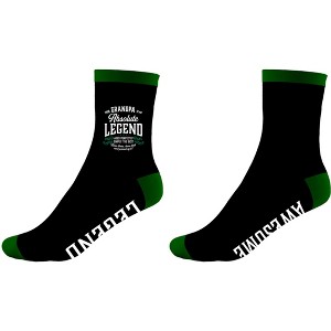 Pavilion Gift Company - Grandpa - Bamboo Crew Socks - Socks - 1 of 4