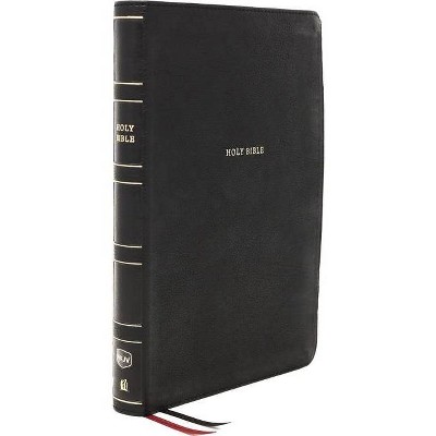 Nkjv, Reference Bible, Super Giant Print, Leathersoft, Black, Red Letter Edition, Comfort Print - Large Print by  Thomas Nelson (Leather Bound)