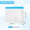 Unique Bargains Reusable Leakproof Zip PEVA Freezer Food Storage Bags 3 Pcs - 2 of 4