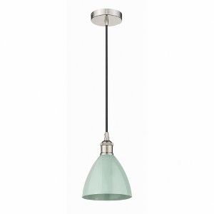 Plymouth Dome - 1 Light Cord Hung Mini Pendant In Industrial Style-11.25 Inches Tall and 7.5 Inches Wide - 1 of 1