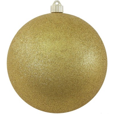 Christmas by Krebs Gold Shatterproof Glitter Christmas Ball Ornament 8" (200mm)