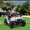 Jojoka 12V Ride On Truck Car Toddler Toy w/ Remote Control, Music, 4-Wheel Spring Suspension, LED Lights, 2 Speeds - 3 of 4