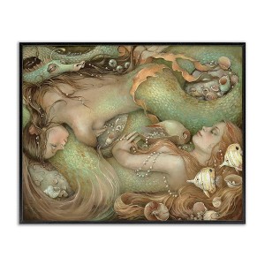Stupell Industries Two Mermaids Underwater, 30" x 24" - 1 of 4