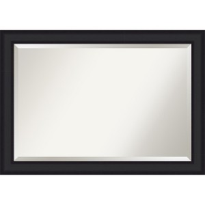Amanti Art Oliver Beveled Wood Framed Bathroom Vanity Wall Mirror - 1 of 4