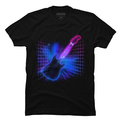 Men's Design By Humans Retro Rock By NeonDreamDesigns T-Shirt