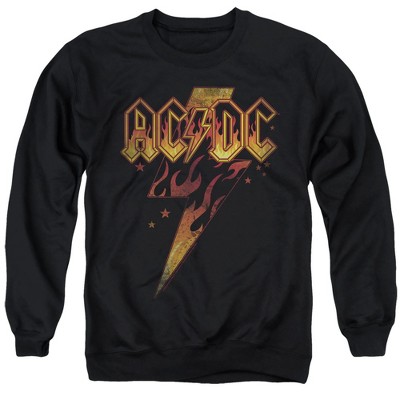 Acdc Fire Bolt Adult Crewneck Sweatshirt