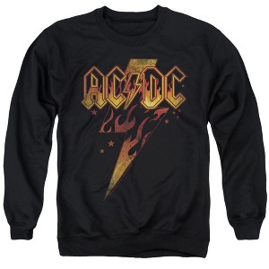 Acdc Fire Bolt Adult Crewneck Sweatshirt - 1 of 4
