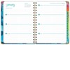 Global Printed Products Hardcover CY 2025 Fashion Planner - 7"x9" (Rainbow Petals) - 3 of 4
