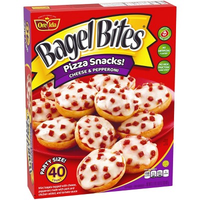 Bagel Bites Cheese &#38; Pepperoni Mini Pizza Bagel Frozen Snacks - 31.1oz/40ct