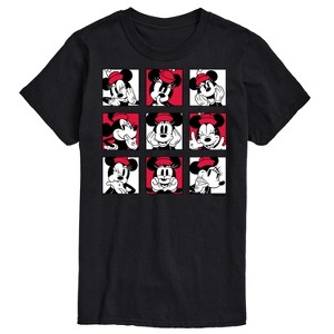 Men's - Disney - Minnie Grid Short Sleeve Graphic T-Shirt - 1 of 4