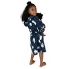 Leveret Girl and Doll Matching Hooded Fleece Robes - Classic Prints - 2 of 4