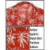 LA LEELA Hawaiian Shirts Womens Casual Summer Button Down Beach Party Collared Blouses Short Sleeve Tropical Vacation Dress Tee Shirts - 3 of 4