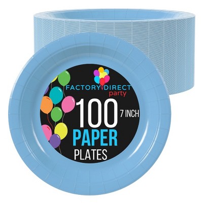 Exquisite 100 Count Disposable Plates Paper Plates