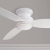 52" Minka Aire Vintage Hugger Outdoor Ceiling Fan with LED Light White Wet Rated for Patio Exterior House Porch Gazebo Garage Barn - 2 of 4