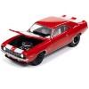 1969 Chevrolet Camaro Z28 Red with White Stripes and Interior "Muscle Cars USA" 1/64 Diecast Model Car by Johnny Lightning - 3 of 4