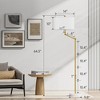 Maxax Modern Floor Lamp, 64.25" Vintage Standing Lamp with Marble Base Tall Lamp with PKnob switch Floor Lamps for Living Room, Bedroom - 3 of 4