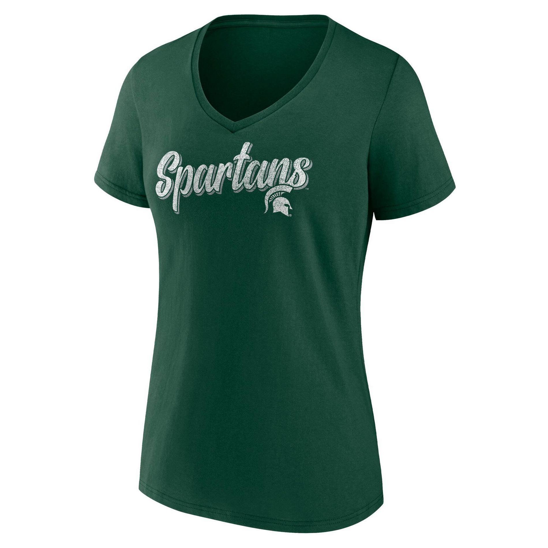NCAA Michigan State Spartans Women's V-Neck T-Shirt