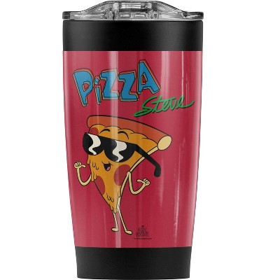 Uncle Grandpa Pizza Steve Steel Tumbler 20oz Coffee Travel Mug