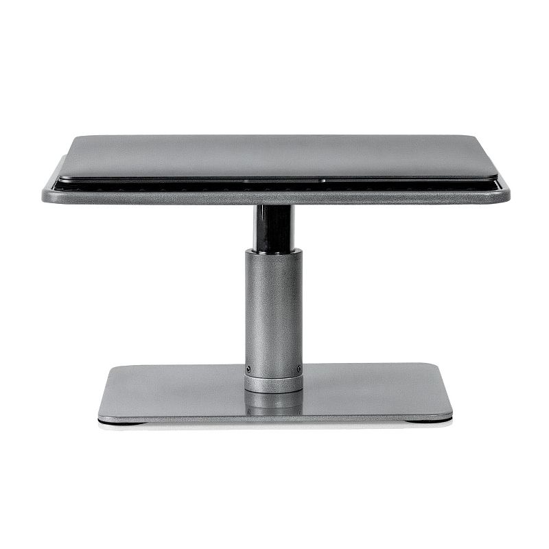 Mount-It! Adjustable Height Laptop Stand for MacBook Pro | Wide Platform Laptop & Monitor Desk Riser | For 11-15 in. Laptops | 24-32 in. Monitor Riser, 5 of 9