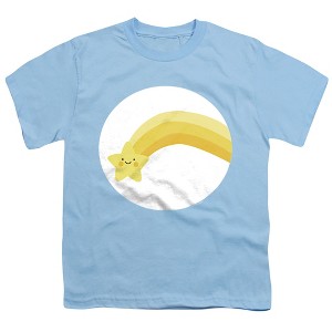 Care Bears: Unlock The Magic Wish Bear Belly Kids T Shirt For Youth  Light Blue  X Small - 1 of 4