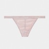 Curvy Couture Women's Plus Size Sheer Mesh G-String Bikini Panty - image 3 of 4