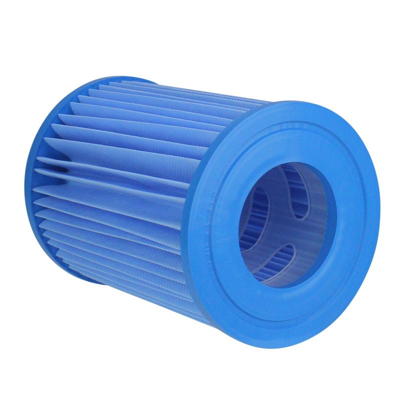 Pool Central 5.5" Blue Inorganic Antimicrobial Pool Replacement Filter Core Cartridge, 2 of 5