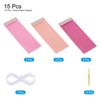 Unique Bargains Party Decoration Reusable Tassel Garland Banner DIY Kits 15 Pcs - 3 of 4