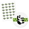 Big Dot of Happiness Party Like a Panda Bear - Baby Shower or Birthday Party Circle Sticker Labels - 24 Count - 2 of 4
