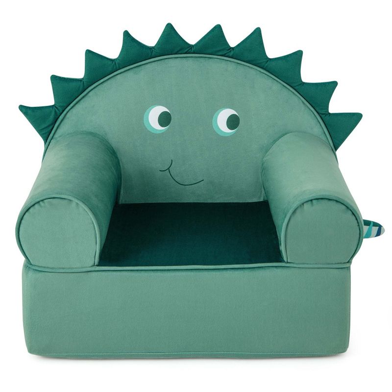 Costway Kids Sofa Foam Filled Armchair Dinosaur Cuddly Toddler Couch with Washable Cover, 1 of 11