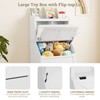 Kids Toy Organizer and Bookshelf with Flip-Top Chest, Wooden Storage Cabinet with 2-Cubby & Bookshelf - 2 of 4