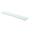 vidaXL Shelves 2 pcs Panel Glass Clear 35.4"x5.9" - 2 of 3