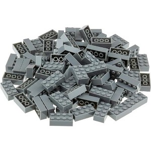 Strictly Briks Classic Bricks Starter Kit, Gray, 96 Pieces, 2x4 Studs, Building Creative Play Set for Ages 3 and Up - 1 of 1