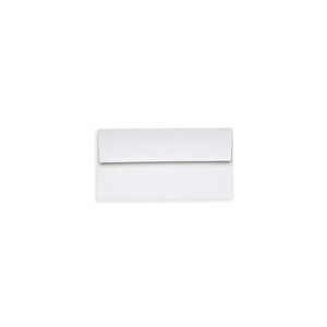 LUX Slimline Invitation Envelopes 3 7/8 x 8 7/8 80lb. Bright White 72973-80W-250 - 1 of 1