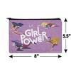 DC Super Hero Girls Girl Power Makeup Cosmetic Bag Organizer Pouch - 4 of 4