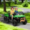 24V 2-Seater Kids Ride-on Dump Truck with Parent Remote Control | 4WD 6-Wheel Power, Electric Dump Bed & Included Shovel - 2 of 4
