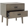 Donald 2 Drawer Nightstand - NST6405 - Safavieh - 3 of 4