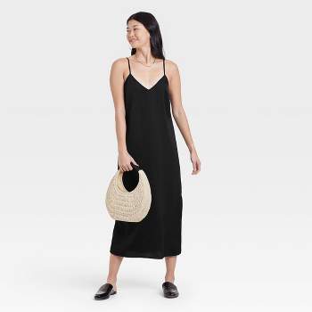 V-neck chiffon slip dress, Miiyu, Shop Women's Slips & Shapewear Online