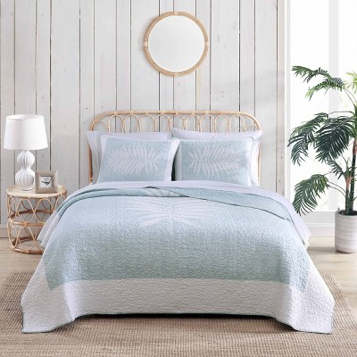 Field Of Fronds Quilt Green - Tommy Bahama