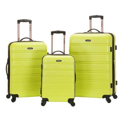 Rockland luggage melbourne 3 cheap piece hardside luggage set