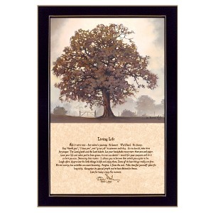 Living Life By Bonnie Mohr, Printed Wall Art, Ready To Hang Framed Poster, Black Frame - 1 of 1