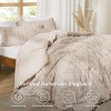 2-3 Pcs Tufted Boho Comforter Set Bed Set GentleSoft Farmhouse Shabby Chic Embroidery Bedding - 2 of 4