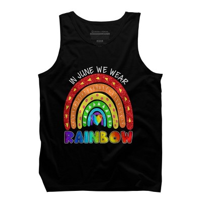 Adult Design By Humans In June We Wear Rainbow Pride By Belugastore Tank Top