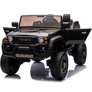 24V 2-Seater Kids Ride-On Truck - Remote Control, Switchable 4WD/2WD, Music & Functional Shovel for Ages 3+ - 1 of 4