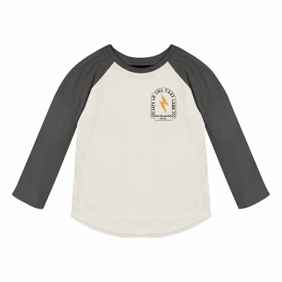 Boy's Fast Lane Long Sleeve Raglan - TINY WHALES