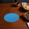 Unique Bargains Trivet Round Rope Woven Mat Cotton Non-woven Fabric 8.66"x8.66"x0.31" - 2 of 3