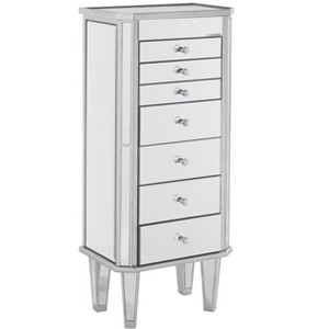Margaux Mirrored Jewelry Armoire - JS7512 - Charcoal - SEI - 1 of 4