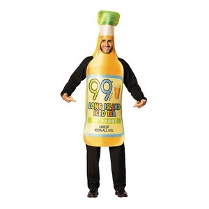 99 Brand Adult General Sizing Long Island Iced Tea Bottle Halloween Costume Costume Apparel Sets - Yellow One Size - 1 of 2